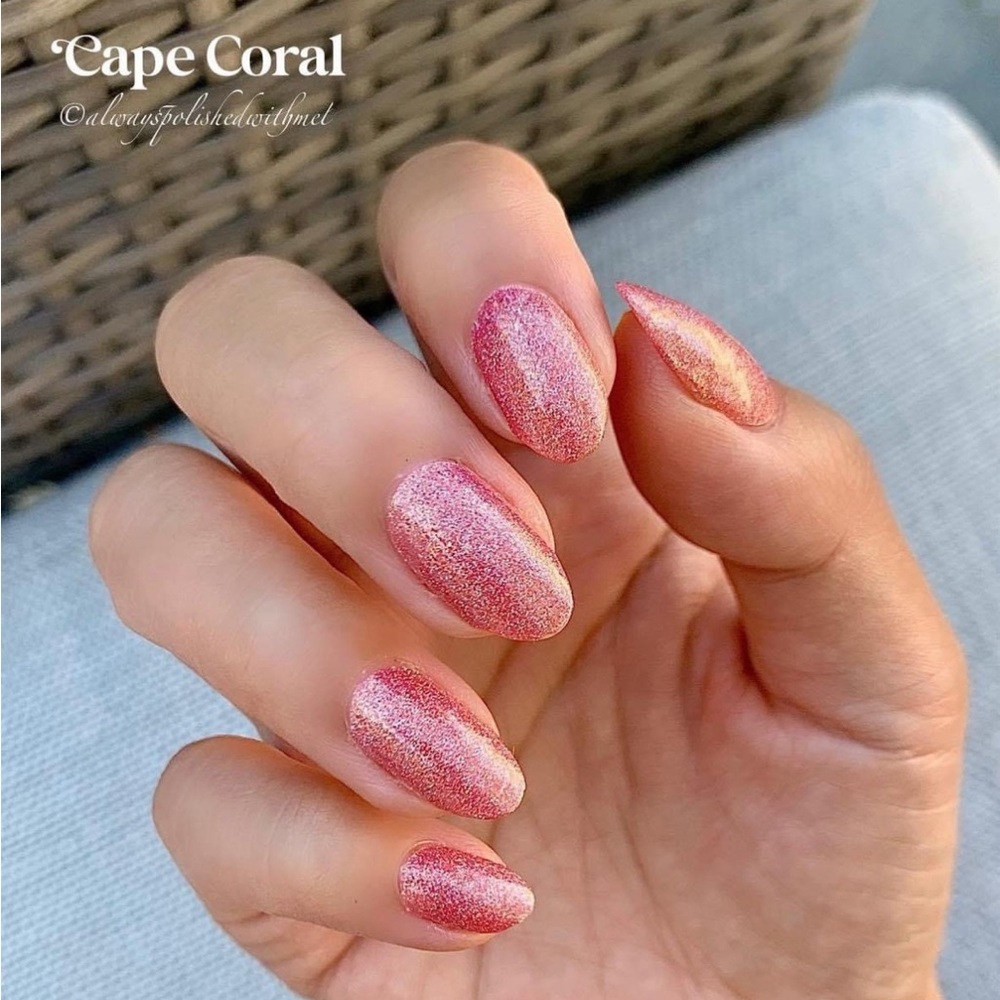 *Retired* Color Street: Cape Coral | Peach Orange Glitter Summer Spring Beach - Picture 6 of 16